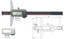 雙鉤頭數顯深度尺