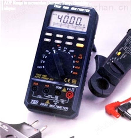 真均方根值數字式電表TES-2620 電流表